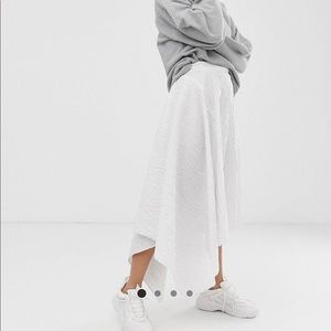 Asos Asymmetrical Midi Skirt